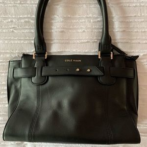 Cole Haan Black Leather Handbag